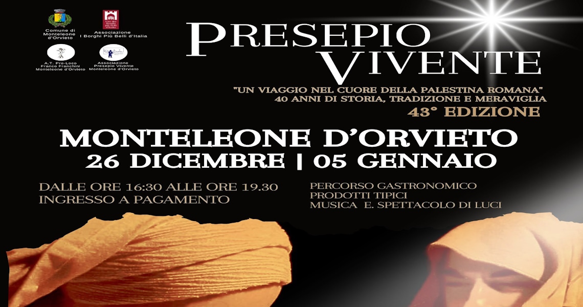 playbill Monteleone d'Orvieto Living Crib 2024 - Monteleone d'Orvieto